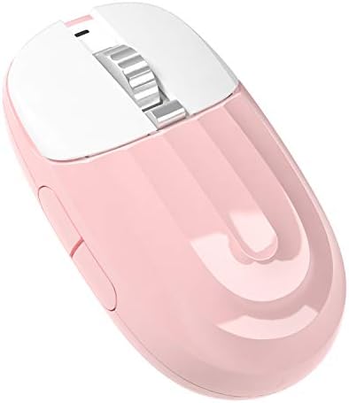 Bluetooth Глувчето，Школка во Облик на Безжичен Пренослив Мобилни Глувчето，2.4 G Noiseless Глувчето со Нано USB Приемник，Батерија