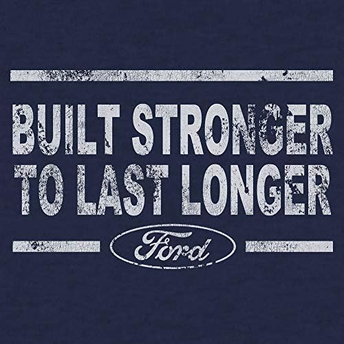 Tee Luv Изграден Посилно да Трае Подолго Ford T-Shirt - Потресени Ford Логото Кошула