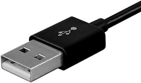 Monoprice USB-А на Микро Б Кабел - 0.5 Нозе - Црна, Поликарбонат Конектор Глави, 2.4 А, 22/30AWG - Одберете Серија