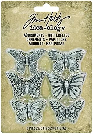 Advantus Идеја-Ology Метал Adornments 1 6/Pkg Пеперутки, Мулти
