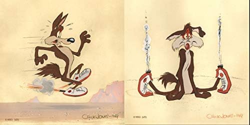 2 МНОГУ Чак Џонс Wile E Coyote Брзо-1949 И Furryous-1949 Отпечатоци Warner Bros Ограничено Издание на 149