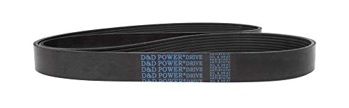 D&D PowerDrive 1411260 Beckorarnley Светот Делови Замена Појас, К, 3 -Бенд, 30.75 Должина, Гума