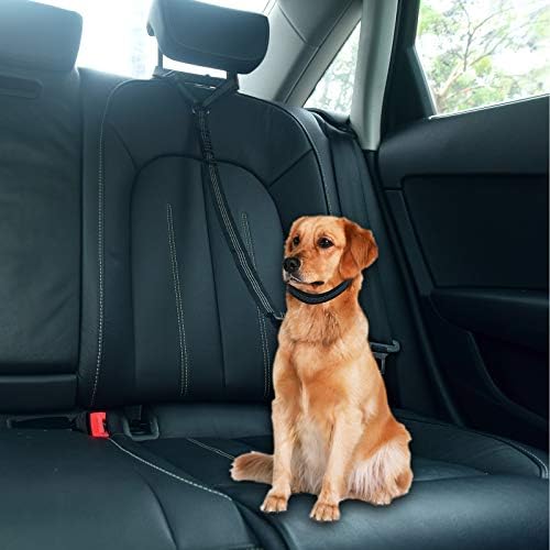 Callenbach Куче Seatbelt, Пет Автомобил сигурносен Појас, Прилагодлив Кутре Безбедност Seatbelt Рефлексивни Еластична Bungee се Поврзете