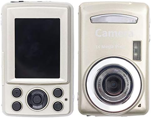 200W 30 FPS Дигитален Видео Камера за Фотографија, 4X Зум Мини Дигитален фото апарат со 2.4 Инчен Висока Резолуција на Екранот, Поддржува