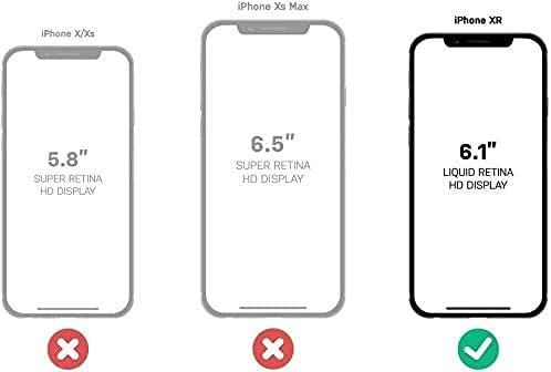OtterBox Извршување Серија Случај за iPhone XR (САМО) Не-Мало Пакување - Црна/Заоблачено