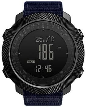Рака Спортски Smartwatch Водоотпорен 50m Пливање Altimeter Барометар Компас Качување Воена Smart Watch