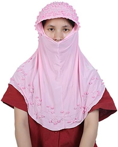 Дише Главата Бенд Муслимански Материјали Шапка Облека Декорација Занаетите Декорација(Розева)