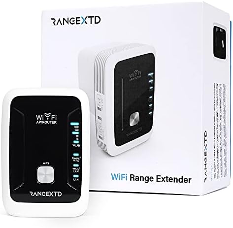 RANGEXTD WiFi Range Extender - WiFi Бустер да се Прошири Опсегот на WiFi Интернет Конекција | WiFi Сигналот Бустер До 10 Уреди |
