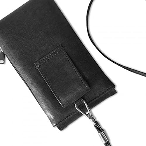 Исклучете Го Цитирам Арт Деко Подарок Мода Телефон Паричникот Чанта Виси Мобилни Торбичка Црна Џеб