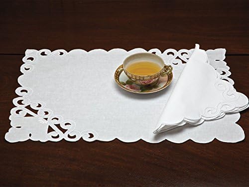 Ромите Табела Постелнина Tablecloths, Бела (70 x 90)