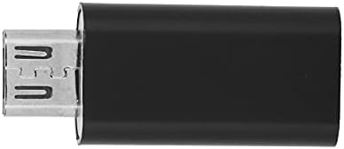 menfad TypeC Женски Микро USB Машки Адаптер за Пренос, Конвертирате Полнач со USB Интерфејс, за Сите TypeC Уреди(Црна)