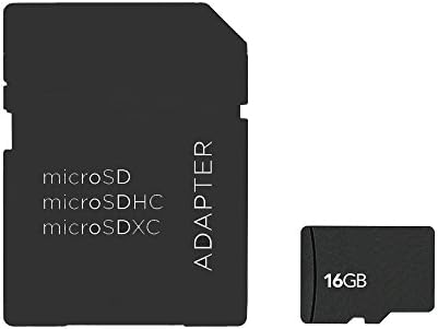16 GB microSD Мемориска Картичка за паметни телефони, Таблети, Камери, GPS со SD Адаптер