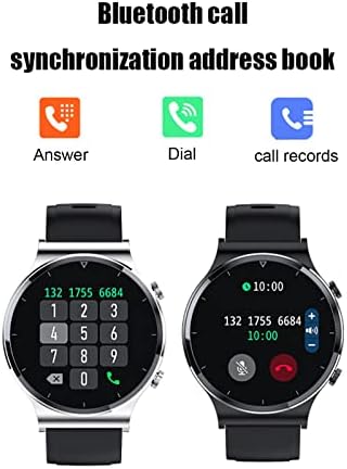 XSSAIWQP Мажите Smart Watch Bluetooth Повик Фитнес Тракер Крвниот Притисок и отчукувањата на Срцето Следи IP68 Водоотпорен Спортски