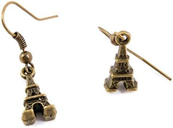 60 Пара Накит Одлуки Шарм Снабдување со Материјали трговија на Големо Мода Earring Грбот Наоди Уво Куки R0WB8 Париз, Ајфеловата Кула