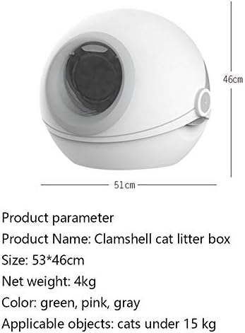 Мачка Отпадоци Кутија Милениче Материјали, Ограден Голема Мачка Тоалет, Deodorant и Анти-Јавните Мачка Измет Слив, Погоден за Домаќинствата