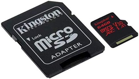 Професионални MicroSDXC 64GB Работи за Aukey DR01Card Обичај Потврдена од страна на SanFlash и Кингстон. (80MB/s)