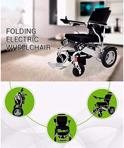 YANGPING - Склоплива Електрични Колички, Лесни Виткање,инвалидски колички Само Движи со Придружник Сопирачки, Електрична Енергија