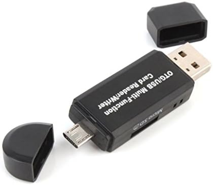 Tuscom Мини USB 2.0 +OTG Micro SD/SDXC ТФ-Картичка Читателот Адаптер У Диск за Windows,Андроид（НЕ Type-C）,-Без Возачот е Потребно