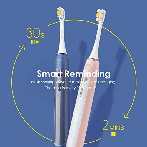 NA Sonic Електрична Четка за заби USB Полнење Smart Автоматско Ултразвучно Четка за заби IPX7 Водоотпорен Чистење 12 Режими