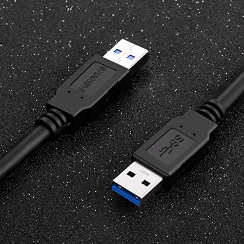 USB на USB Кабел 20Ft,SNANSHI USB Машки да Машки USB 3.0 да Кабел,USB 3.0 Двојно Крајот USB Кабелот за Податоци и Трансфер на Хард