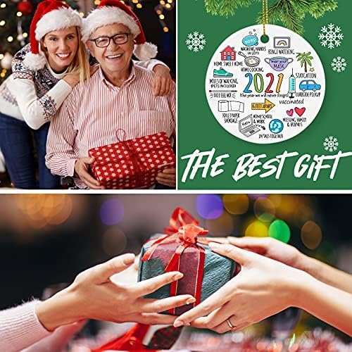 Kexle 2021 Божиќ Украси, Божиќ Украси Карантин Подароци, Божиќ Украси Царинење 2021 Украс Смешно Дома Декорација - Подароци за Божиќ