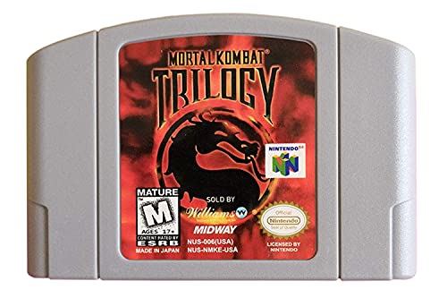 Mortal Kombat Трилогија Видео Картичка Игра За Nintendo 64 N64 Игра Конзола НАС Верзија