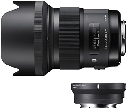 Сигма ZI954 50-50mm f/1.4-1.4 Фиксна Премиер на камерата Леќи на Камерата, Црна