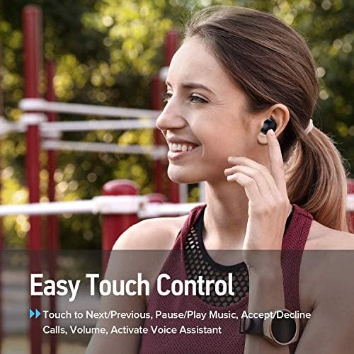 XIMIXI Bluetooth Слушалки со Bluetooth 5.0 Sweatproof Безжична Earbuds Долг Режим на Слушалки Бучава Поништување на Bluetooth Слушалки