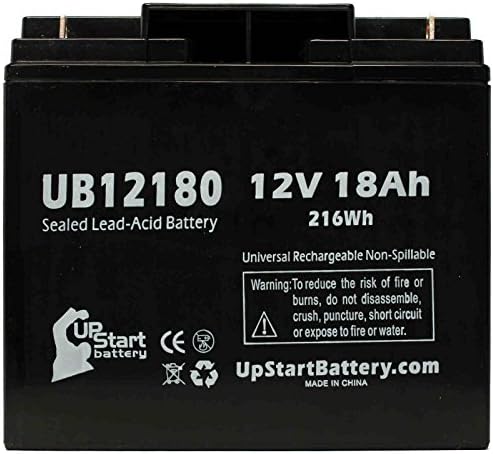 3 Пакет Замена за АПЦ RBC7 Батерија - Замена UB12180 Универзална Запечатени оловни Батеријата (12V, 18Ah, 18000mAh, T4 Терминал,