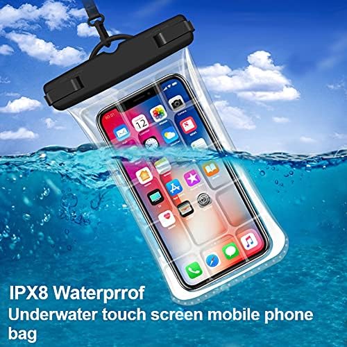 Parlizel Водоотпорен Мобилен Телефон Торба,Мобилен Телефон Сушење Кеси, Погоден за iPhone 12/11 Про Max/XS/XR/Галакси S20 + / S10