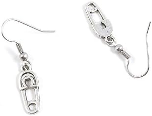 100 Парови Накит Одлуки Антички Сребрен Тон Earring Материјали Куки Наоди Шарм M2FT1 Лажни Безбедност Иглички