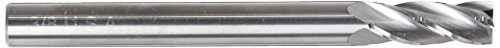 Kodiak Сечење Алатки KCT136508 САД Направени Премиум Солидна Карбид Крајот Мелница Долга Серија, 4 Flute, 3/8, 1 Flute Должина, 4