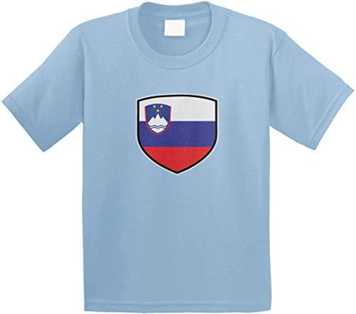 Amdesco Словенија Shield Словенечки Знаме Младите T-Shirt