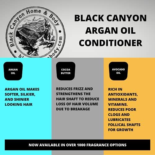 Црна Кањонот Amyris Миризливи Argan Масло Коса Шампон, средството за смекнување на косата и Косата Detangler
