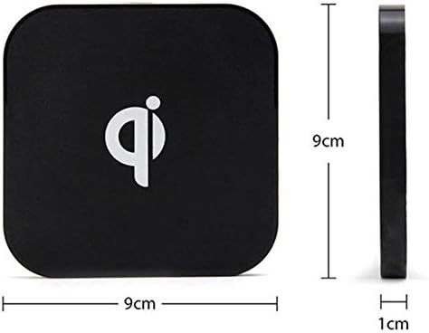 VVM Техника (Црна) Чи Безжичен Полнач за Телефон Брзо Полнење Подлога Стојат Компатибилен со LG V30S ThinQ