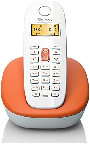 YXLYLL Телефон - Cordless Земјени со Електронски Дисплеј/Повик на Чекање, Бела/Портокал/Црна Добредојдовте Црна