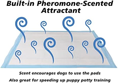 Ултра Абсорбента - Leak-Доказ Пишам Влошки за Кучиња Зајаци и Мачки (5 Слоеви) со Pheromone Attractant Мирис за да се Подобри Медиокритет
