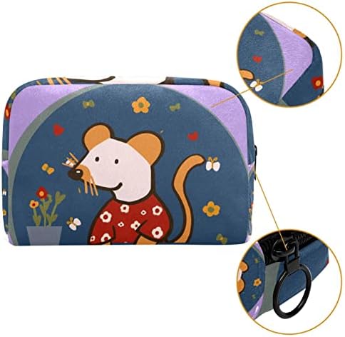 Козметички Торба Преносни Патување Шминка Торба Монета чанта,глувчето potting