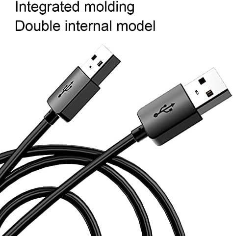 TOLUON Голема Брзина 2A Dual-Раководител USB3.0 Машки да Машки Податоци Продолжување Кабел Кабелот за напојување на Мобилни Хард Диск Кутија за Кабел Компатибилен со Компј?