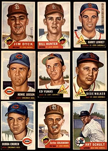 1953 Topps Бејзбол 25 Картичка Стартер Сет/Многу (Бејзбол Сет) ВФ/EX