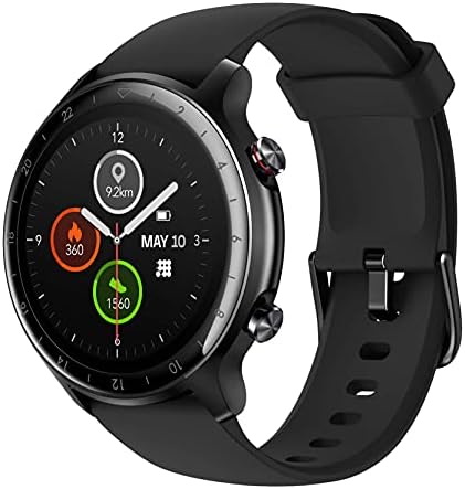 Cubitt CT4 GPS Smart Watch, Фитнес Тракер со Вграден GPS, 1.28 TFT-LCD екран во Боја на Допир Екран, IP68 Водоотпорен, Крв, Кислород