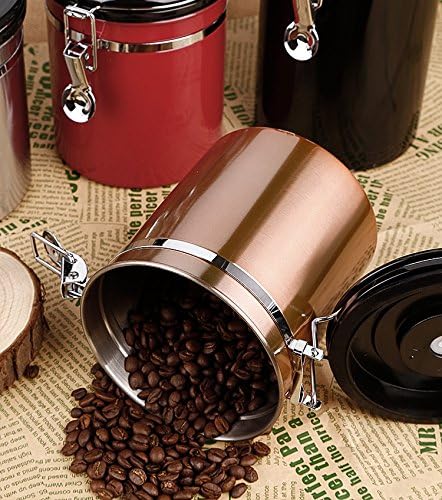 Кафе Канистер од не ' рѓосувачки челик кафе сад-свеж грав со мерење лажица кафе грав сад