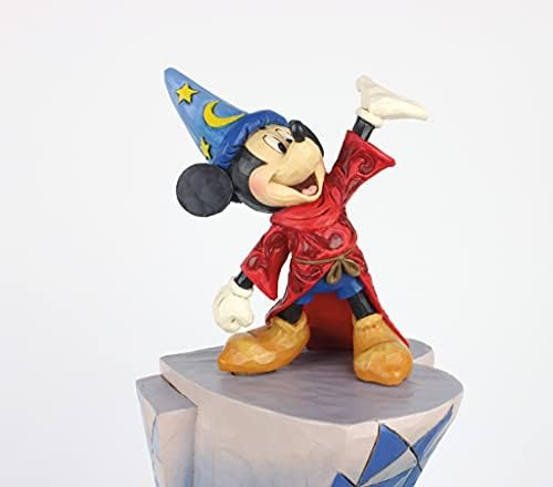 Enesco Дизни Традиции од страна на Џим Брегот Fantasia Волшебникот е Приправник Мики Маус Figurine, 18.5 Инчен, Multicolor