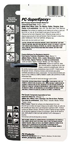 PC Производи PC-Супер Епоксидна Адхезивна Паста, Две-Дел 50мл Кертриџ, Црна 519
