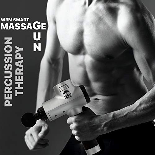 WBM Smart Масажа Пиштол Длабоко Ткиво Ударни Мускулите Massager за Болка,Електрични Тело Massager Спортски Вежба Преносни Супер Тивок