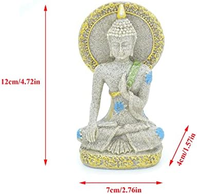Статуата на буда Скулптура Meditating Буда Спокоен Декоративни Figurine Зен Буда Figurine Дома Декор Подарок за Внатрешна Духовна