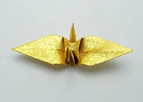 500 Оригами Хартија Кран Злато со Роза Шема Оригами Кран Направени од 7.5 cm 3x3 инчен за Украс Декорација Свадба Украс