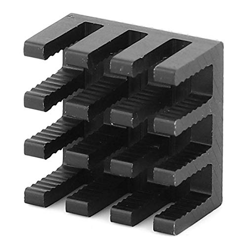 DIY Алуминиум Heatsink Модул 20pcs Термички подлога Ладилник Перка Транзистори Phlx Уреди SSD NVMe Висока Моќност Засилувач М. 2(Црна)