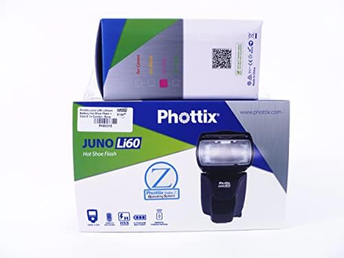 Phottix Juno Li60 Литиум Батерија за Топла Чевли Флеш + Один II Tx Комбо за Sony